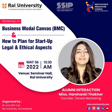 Workshop on Business Model Canvas (BMC) on 6th May 2022