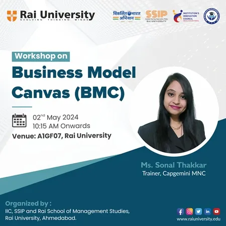 Workshop on Business Model Canvas (BMC) on 2<sup>nd</sup> May, 2024