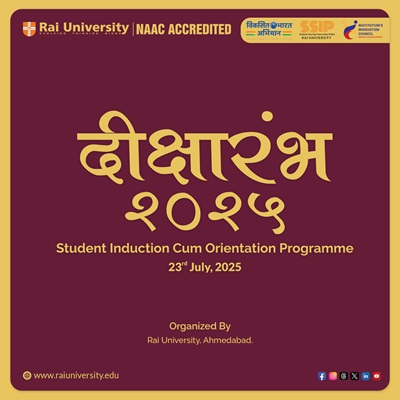 दीक्षारंभ 2025 Student Induction Cum Orientation Programme on 23<sup>rd</sup> July, 2025