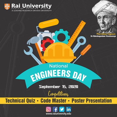 National Engineers Day on 15th September,2020