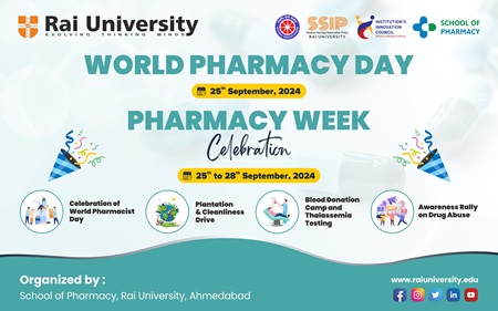World Pharmacy Day Celebration Pharmacy Week on 25<sup>th</sup> to 28<sup>th</sup> September 2024