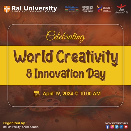 World creativity and innovation day Celebration on 19<sup>th</sup> April, 2024