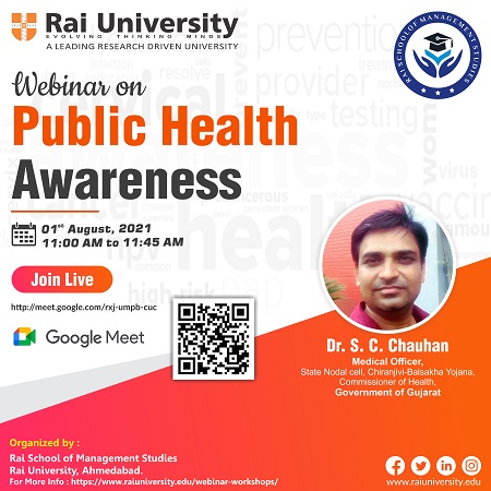 Webinar on Public Health Awareness on 1<sup>st</sup>Aug 2021