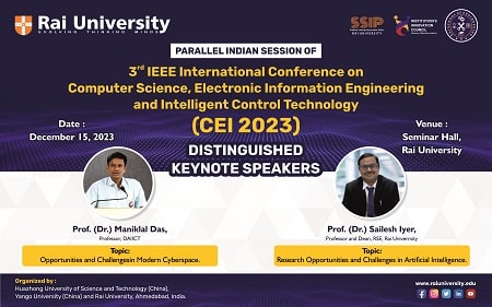 3<sup>rd</sup> IEEE International Conference on Computer Science, Electronic Information Engineering and Intelligent Control Technology on 15<sup>th</sup> Dec 2023