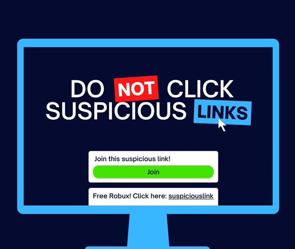 Person checking a suspicious link on phone