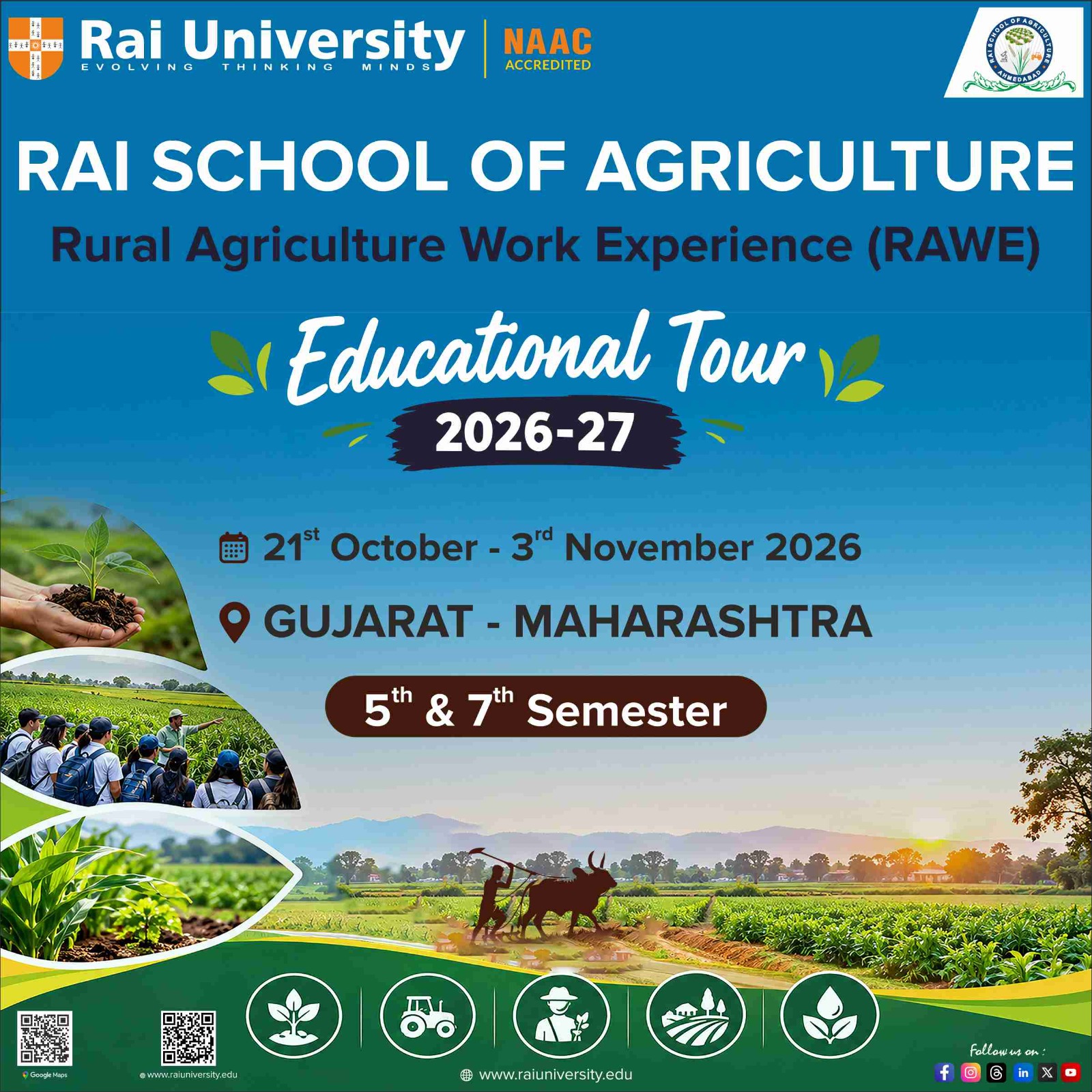 Rural Agriculture Work Experience (RAWE) Education Tour 2026-27