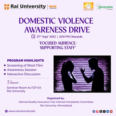 DOMESTIC VIOLENCE AWARENESS DRIVE on 27<sup>th</sup> Sep, 2025