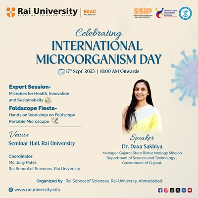 Celebrating INTERNATIONAL MICROORGANISM DAY on 17<sup>th</sup> Sept 2025